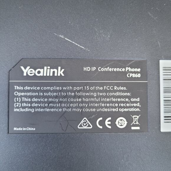 Yealink CP860 HD IP Conference Phone  Multi-User Expandable Digital Internet - Picture 4 of 4